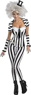 زي Secret Wishes للسيدات من طراز Beetlejuice مشد - Beetlejuice Corset Style Costume M