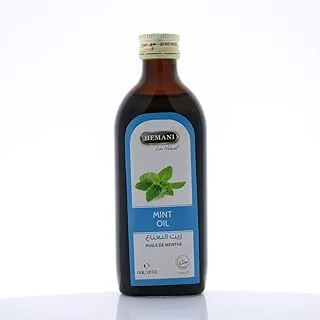 Hemani Mint Oil-150 Ml, 100% Aromatic, Helps In Reduction Of Pain, Reduce Swelling And Pain, Improves The Blood Flow Of Veins.