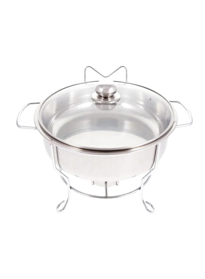 Wilson Food Warmer With Lid 6 L Silver/Clear 6Liters