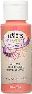 Testors Craft Matte Coral Cove Arcylic Paint 2oz