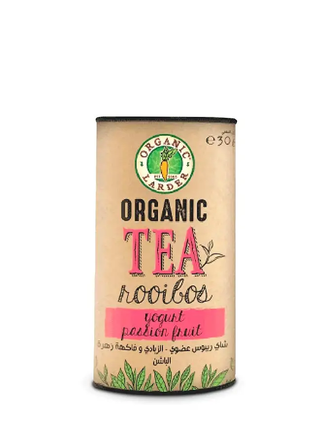 Organic Larder Organic Tea Rooibos Yoghurt Passionfruit 30grams