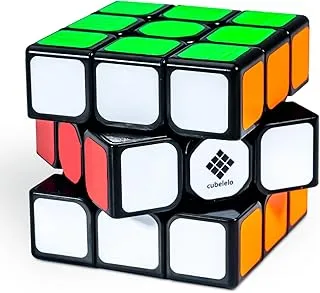 Cubelelo Drift 3x3 Black Speedcube | Beginner Cube for Kids & Adults | Magic Speedy Stress Buster Brainstorming Puzzle (Multicolor)