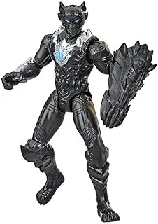 Marvel Avengers Mech Strike Monster Hunters Black Panther Toy, 6-Inch-Scale Action Figure With Accessory, Toys For Kids Ages 4 And Up