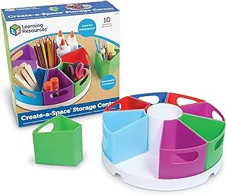 Learning Resources Create A Space Storage Center, 10 Piece Set, Set Of 1, Multicolor, Ler3806, Create-A-Space Center Toy, 4.6