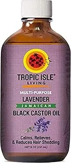 Tropic Isle Living Lavender Jamaican Black Castor Oil, 8oz (237ml)