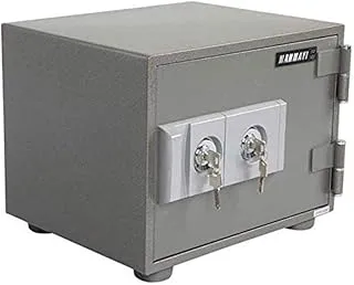 MAHMAYI OFFICE FURNITURE Secure Sd101 Fire Safe Compartments, Fireproof & Waterproof Box (Safe Box With 2 Key)