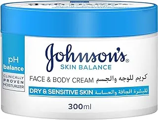 Johnson's Skin Balance Face and Body Cream 300ml