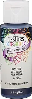 Rust-Oleum Testors Craft Acrylic Paint NAVY BLUE 2 OZ. BOTTLE 297430