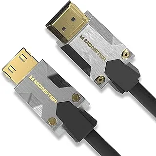 كابل HDMI فائق السرعة معتمد من Monster M-Series 2000 - 2.0 4K 60 هرتز ، 22.5 جيجابت في الثانية - 3 أمتار (9.8 قدم)