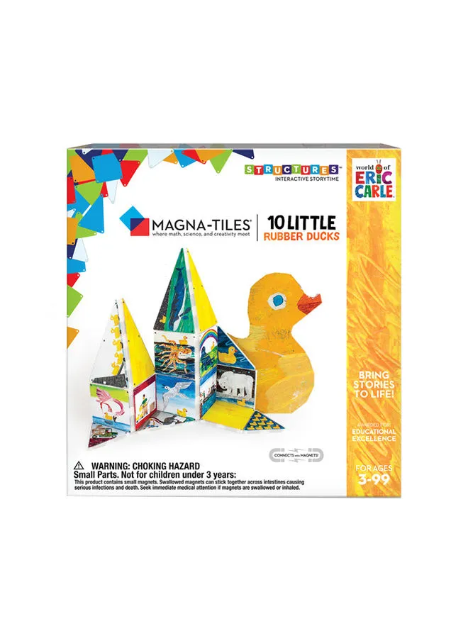 Magna-Tiles 10LRD200101 10 قطع البط المطاطي الصغير 3+ سنوات