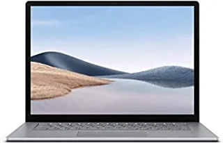 Microsoft Surface Laptop 4 [5UI-00040] ، كمبيوتر محمول بشاشة تعمل باللمس ، شاشة PixelSense مقاس 15 بوصة ، معالج AMD Ryzen 7 4980U ، ذاكرة وصول عشوائي 8 جيجابايت ، SSD 256 جيجابايت ، رسومات AMD Radeon ، نظام التشغيل Win11 ، لون بلاتينيوم ، Eng-Arb KB