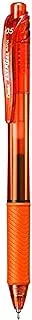 Pentel Energel-X Needle Tip Gel Pen, 0.5 mm Tip Size, Orange