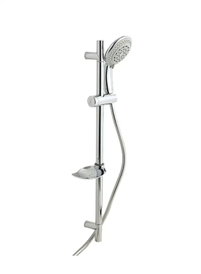 Bold High Quality Power And Soul Set With Hand Shower Rail And Shower Hose Chrome