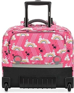 Delsey Paris Back To School 2020 Rucksack 15.6 Inches Ergonomic Horizontal System Pink