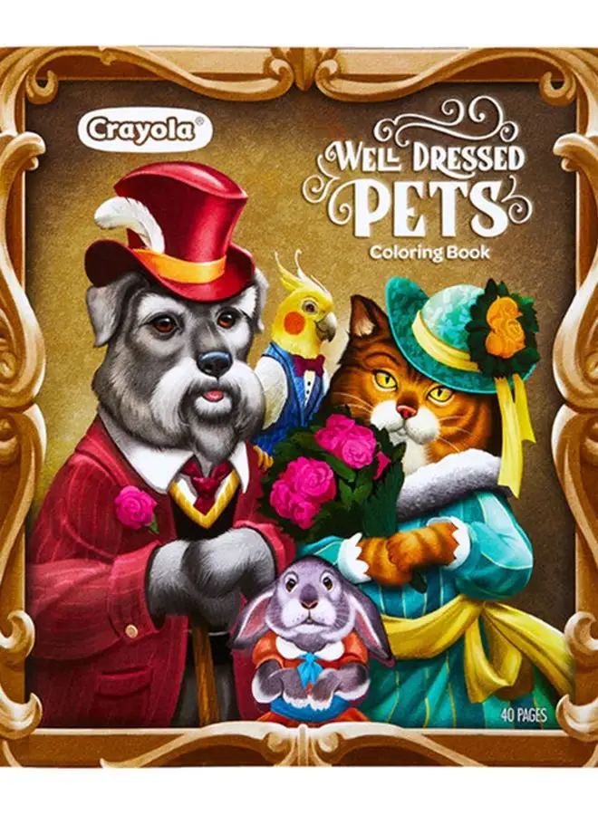 Crayola Well Dressed Pets Colouring Book 