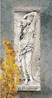 Design Toscano water maidens dordogne wall frieze in antique stone