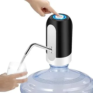 Leciel Water Pump Dispenser, Automatic Drinking Water Bottle Pump For 5 Gallon Water Bottle Dispenser Usb Charging Portable Water Dispenser (Black)