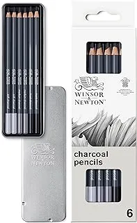 Winsor & Newton Studio Collection, 6 Count, Charcoal Pencils