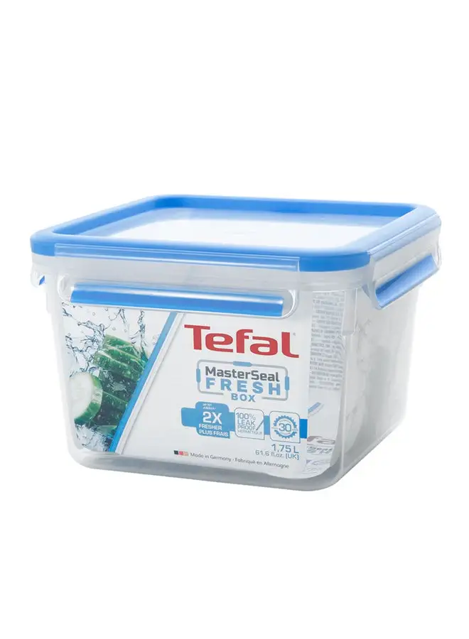 Tefal Masterseal Food Container Clear/Blue 1.75Liters