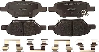 Acdelco Silver 14D1033Chf1 Ceramic Rear Disc Brake Pad Set