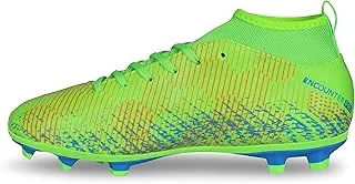 Nivia Pro Encounter 9.0 F.B Stud-Neon Green/A.Blue UK-11