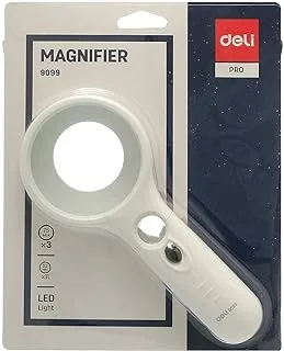 Deli office life magnifier 9099 white