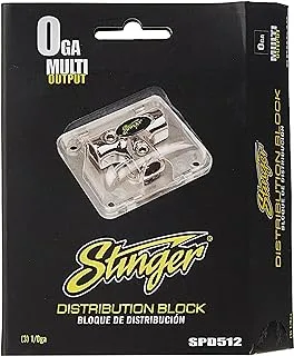 Stinger Spd512 Pro Series Power Distribution T-Block With (3) 1/0-Gauge Inputs