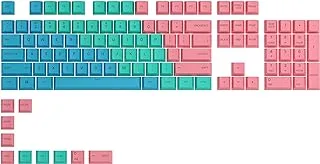 Glorious GPBT Dye Sublimated Keycaps (Pastel) - Thick PBT Plastic 114 Keycap Set for 100% Full Size, 85% 80% TKL, 60% Compact, 75% Mechanical Keyboards