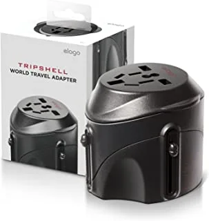 Elago Tripshell Universal Travel Adapter - Black