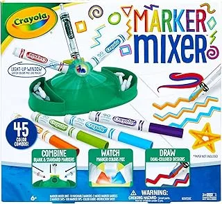 Crayola Marker Mixer Art Kit, Washable Set, Easy Craft Kit for Kids, Gift Kids Age 6+