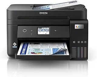 Epson Ecotank L6290 Office Ink Tank Printer A4 Colour 4 In 1 With Adf, Wi Fi And Smart Panel Connectivity Lcd Screen, Black, Compact