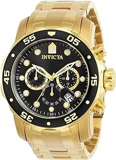 Invicta Men's Pro Diver Collection Chronograph 18k Gold-Plated Watch (Model: 0072, 21954, 21958)