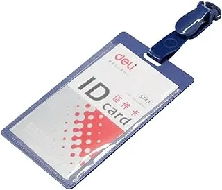 Deli E5743 Name Badge and Clip 50-Pieces