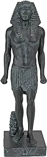 Design Toscano Roman Antinous As Egyptian God Osiris Statue, 9 Inch, Black