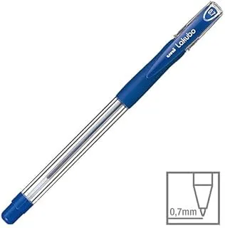 Mitsubishi Lakubo 0.7 mm Tip Ball point Pen 12-Pack, Blue