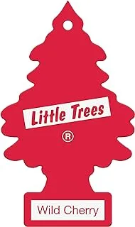 LITTLE TREES Wild Cherry 1-pack Car Air Freshener | Hanging Paper Tree for Home or Car, 10101