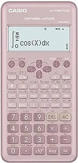 Casio Standard Scientific Calculators Non Programmable 10 + 2 digits 417 Functions Pink Color FX-570ESPLUS2PKWDT.