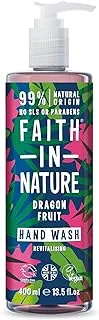 Faith In Nature Natural Dragon Fruit Hand Wash, Revitalising, Vegan And Cruelty Free, No Sls Or Parabens, 400 ML