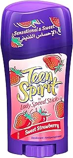 Lady Speed Stick Teen Spirit, Anitperspirant Deodorant, Sweet Strawberry, 65G