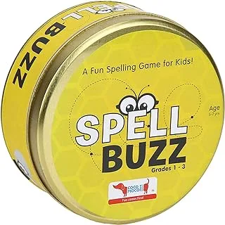 CocoMoco Spell Buzz Spelling Games- 92 pieces- Homeschooling, Educational Learning Toys, Preschoolers- Birthday Return Gifts and Party Favours for 4 to 8 Year Old Boys and Girls (Multicolour)