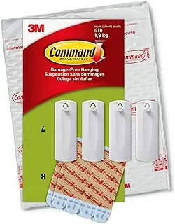 Command sawtooth frame hanger, 4 lb capacity, indoor use, 4-hangers, decorate damage-free