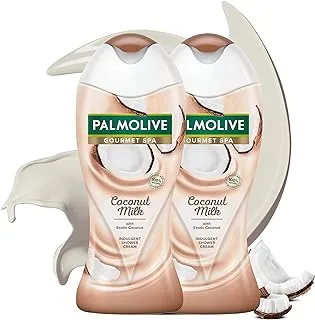 COLGATE Palmolive Shower Gel Cream Gourmet Spa Coconut Milk 250ml 2pack, White