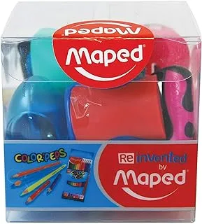 Maped Colorpeps Sharpners, Assorted, Pack of 9