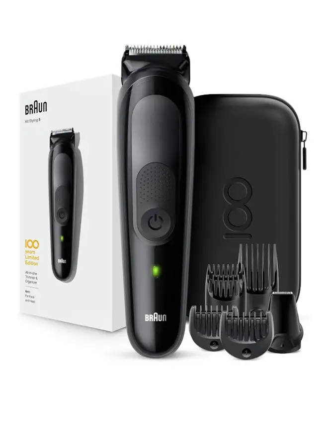 BRAUN Rechargeable Hair Trimmer MBMGK5 Black