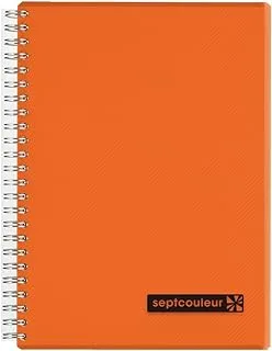 Maruman Sept Couleur 80 Sheet Note Book, A5 Size, Orange