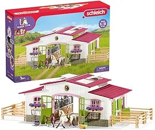 Schleich Horse Club, 44-Piece Playset, Horse Toys for Girls and Boys 5-12 years old Riding Center with Rider and Horses