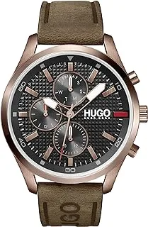 HUGO Men's #Chase 46mm Quartz Multifunction Watch | Water Resistant | Premium Timepiece for Casual Business Wear