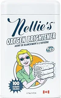 Nellie's Nellie's Oxygen Brightener Powder Pouch, 100 Scoops Removes Tough Stains, Dirt And Grime, Multi, NEA00137