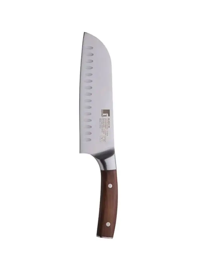 سكين BERGNER Wolfsburg SS Santoku فضي / بني 17.5 سم