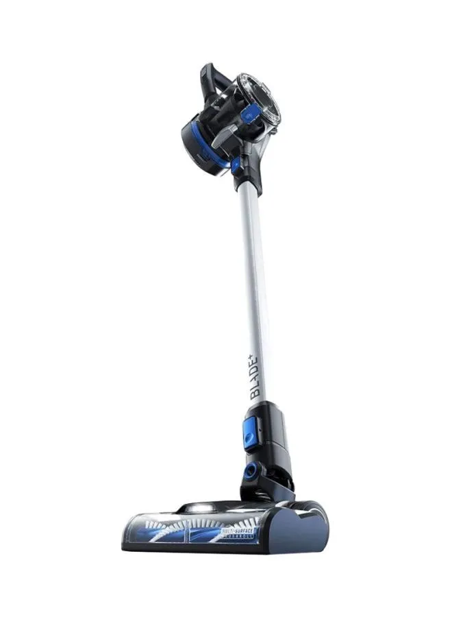 HOOVER Onepwr Blade+ Cordless Vacuum Cleaner Machine, Up to 40 min Runtime,3 Stage Filtration, LED Headlights, Detachable Handheld, Wall Mount, Upholstery Tool 0.6 L 1200 W CLSV-B3ME Blue/Black/Silver